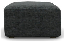 Heart of House Harrison Fabric Footstool - Charcoal